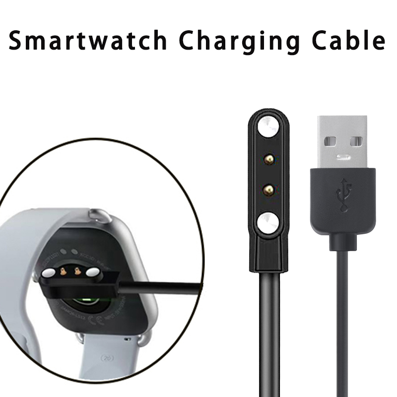 สายชาร์จแม่เหล็กสมาร์ทวอทช์, สาย USB 2-pin แทน, สำหรับ GS10/FA58/Y68/MW08/GT1/GT2/GT3/HW11/A36/I5/S1