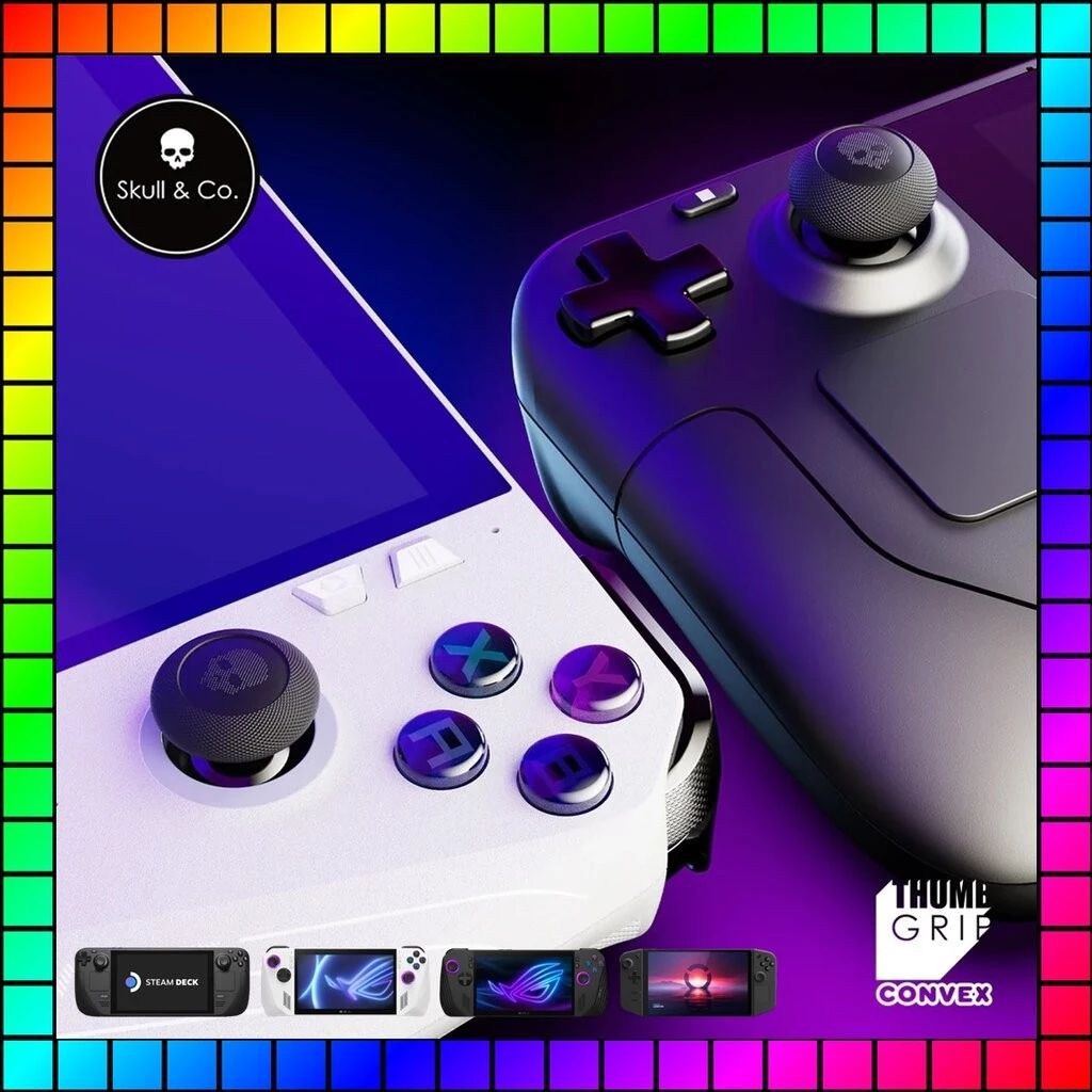Skull & Co. Thumb Grip Set สำหรับ ROG Ally, AllyX, Steam Deck (แพ็ค 2-3 คู่)