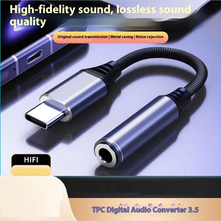 USB C ถึง 3.5 มม.AUX แจ็คอะแดปเตอร์หูฟัง TypeC ถึง 3.5 มม.หูฟังตัวแปลงเสียงสําหรับโทรศัพท์มือถือ