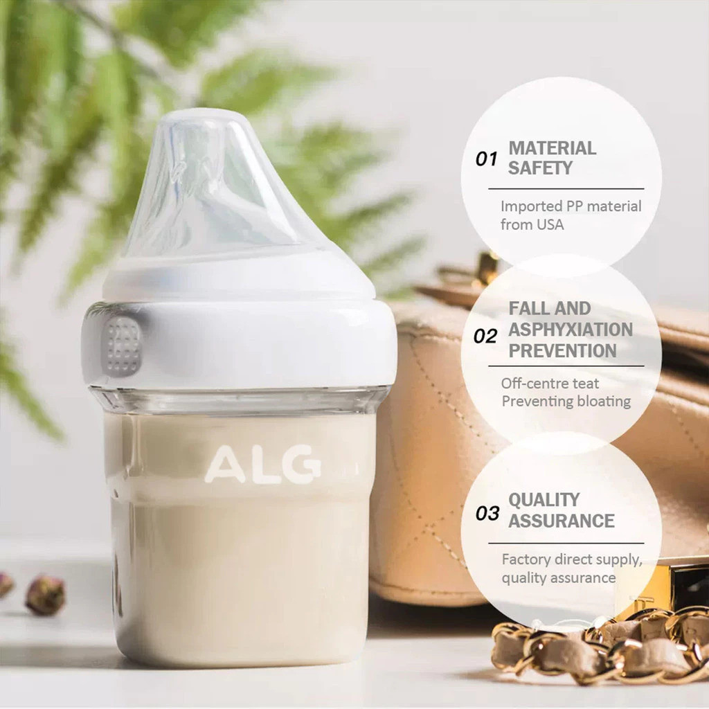 ขวดนมเด็ก Hegen แบบ 8oz/11oz PPSU - ขวดนมทรงเหลี่ยม กันตก ใช้เก็บอาหารได้ - รูปที่ 3