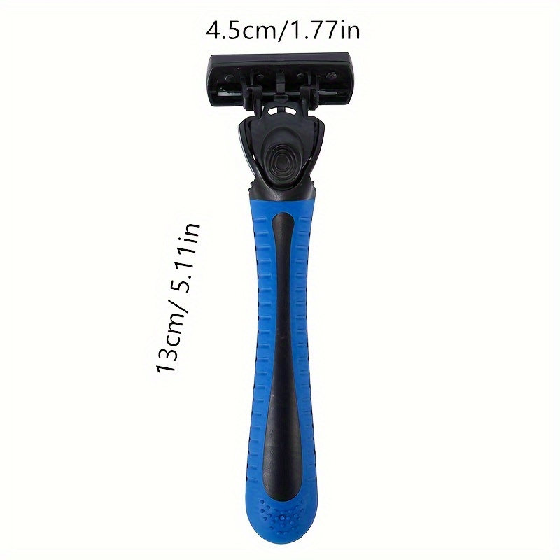 มีดโกนนิรภัยสําหรับเดินทางใหม่, มีดโกนโกนหนวดแบบแมนนวล, มีดโกนใบมีด 6 ลิตร, เครื่องมือดูแลเส้นผม, มีดโกนความปลอดภัยแบบดั้งเดิมสําหรับการโกนหน - รูปที่ 3