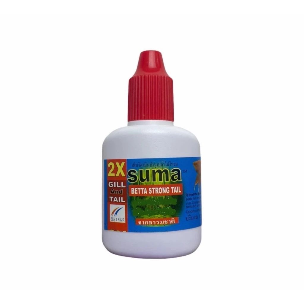 Suma Betta Strong Tail ซูม่าฝาแดง ผลิตภัณฑ์เสริมอาหารสำหรับปลากัดคึก หางแข็งแรง ขนาด 12ml/60ml ปลากัดป่า รูปที่ 2