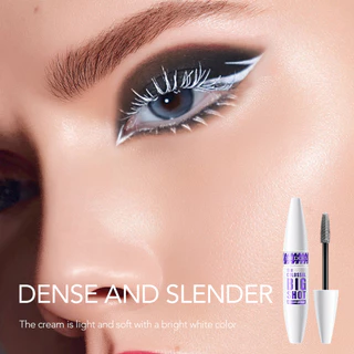 SHEDOES 4D มาสคาร่าสีขาว - เพิ่มวอลลุ่ม, ดัดขนตาและยาว, ล้างออกง่าย