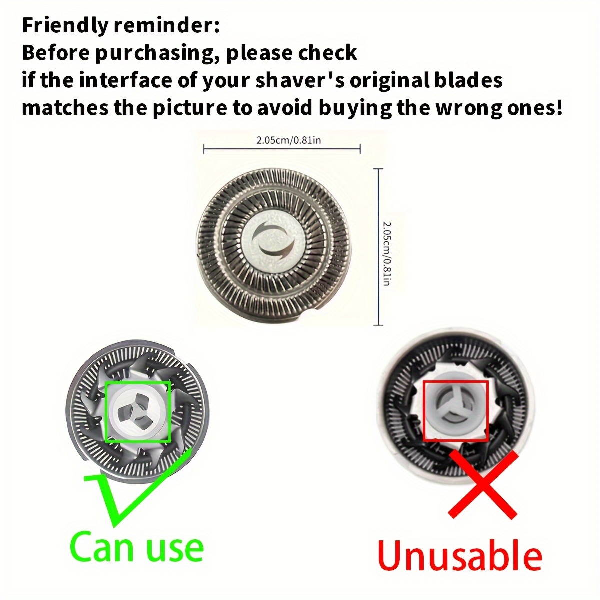 3 ชิ้น อัพเกรดการโกนของคุณด้วย 3 ใบมีดสํารอง สําหรับเครื่องโกนหนวดไฟฟ้าแบบถอดใบมีดเครื่องตัดตาข่ายทั้งหมด - รูปที่ 3