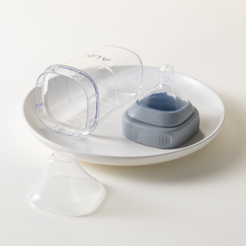 ขวดนมเด็ก Hegen แบบ 8oz/11oz PPSU - ขวดนมทรงเหลี่ยม กันตก ใช้เก็บอาหารได้ - รูปที่ 4