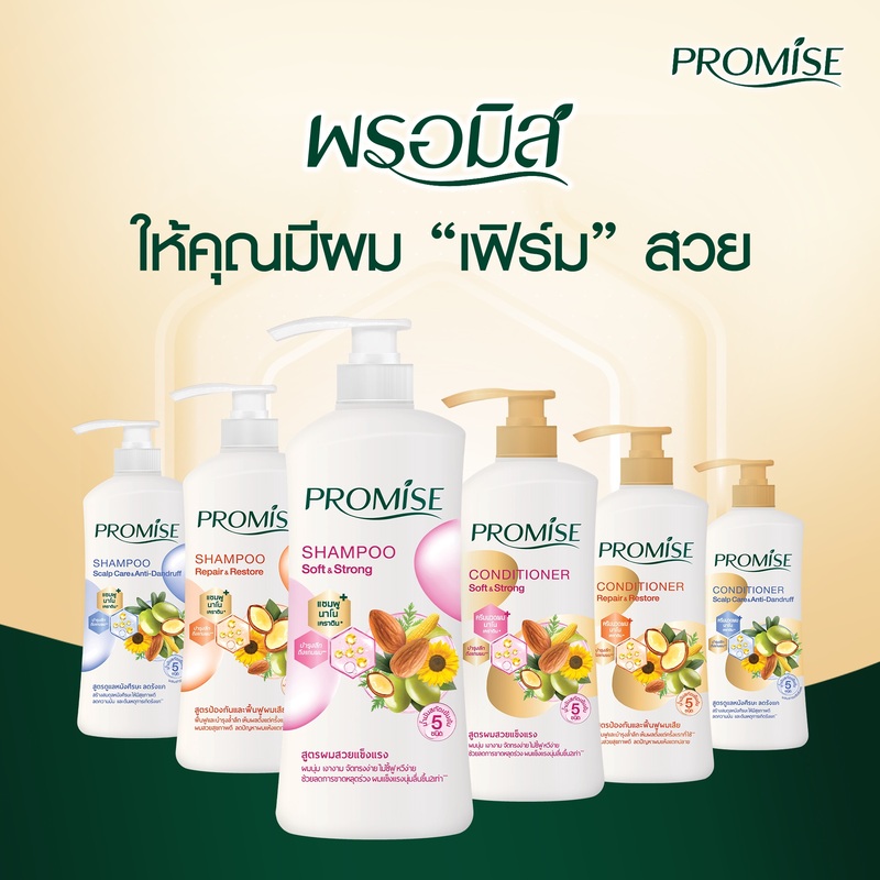 ครีมนวดผม Promise 400 ml. (เลือกสูตรได้)