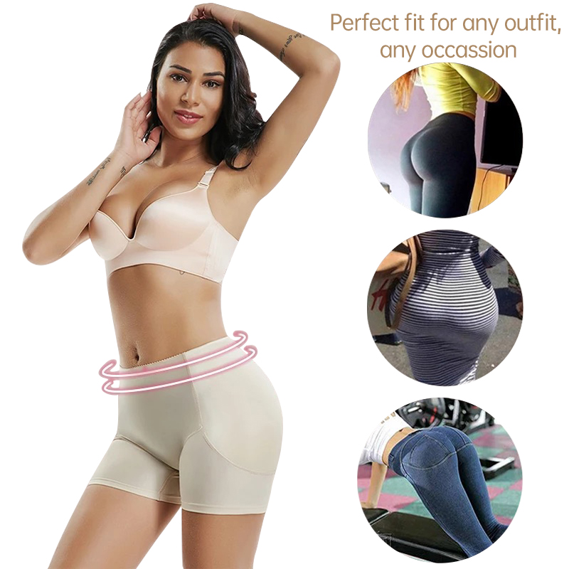ผู้หญิงเบาะกางเกงขาสั้นไม่มีรอยต่อกางเกง Enhancer Push Up Butt Lifter กางเกงกระชับสัดส่วน Shapewear - รูปที่ 6