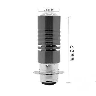ไฟหน้า LED สำหรับมอเตอร์ไซค์ Heyword H4 P15d สองสี 3000k 6000k ไฟสปอตไลท์เสริม 12V ของขวัญ