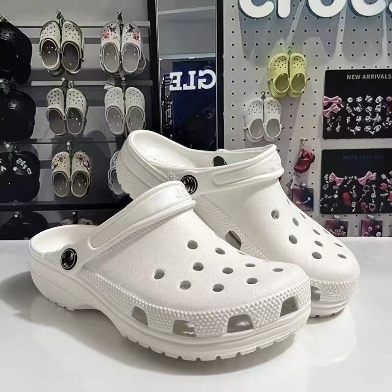 รองเท้าแตะ Classic Unisex – รองเท้าชายหาด Toe-Cap ระบายอากาศได้พร้อมพื้นรองเท้านุ่มกันลื่น