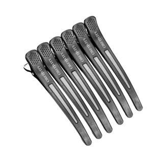 หกชิ้น Hairpins คลิปพาร์ทิชันลื่น Duckbill คลิปตัดผมทรงผม Fixing แต่งหน้าล้างหน้า Bangs Clipping ﻿