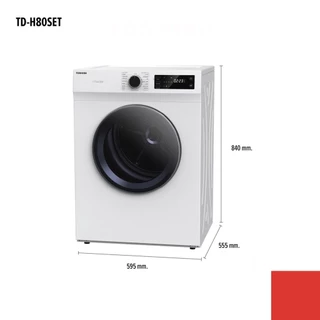 TOSHIBA เครื่องอบผ้า รุ่น TD-H80SET ขนาด 7 กิโลกรัม
