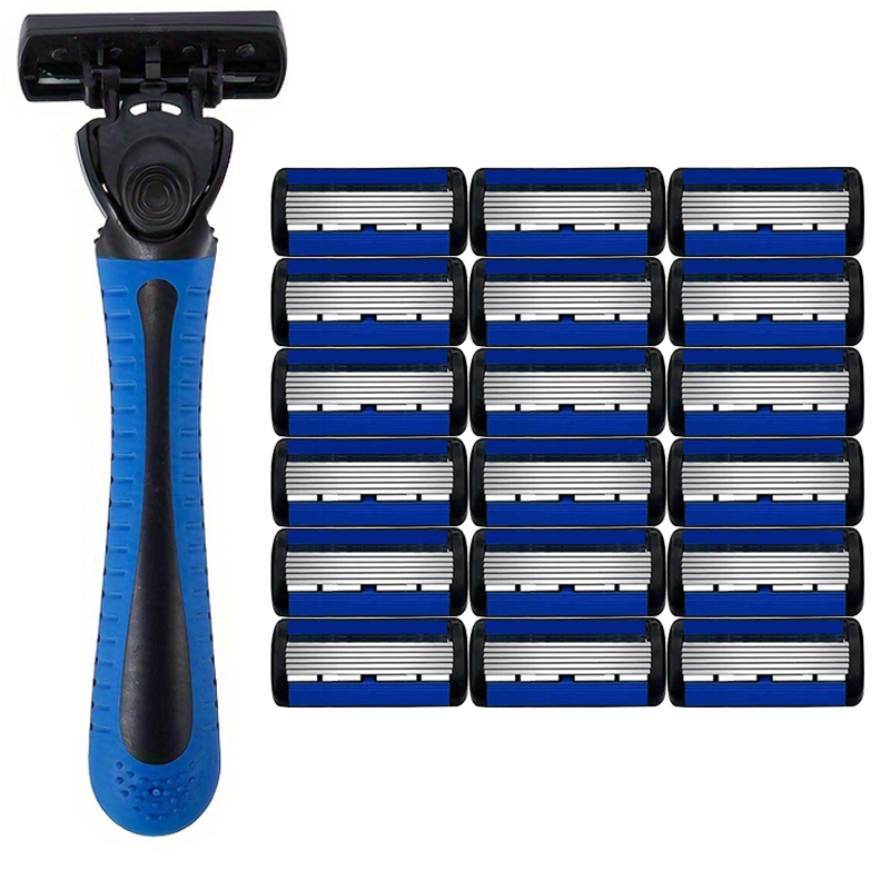 มีดโกนนิรภัยสําหรับเดินทางใหม่, มีดโกนโกนหนวดแบบแมนนวล, มีดโกนใบมีด 6 ลิตร, เครื่องมือดูแลเส้นผม, มีดโกนความปลอดภัยแบบดั้งเดิมสําหรับการโกนหน - รูปที่ 5