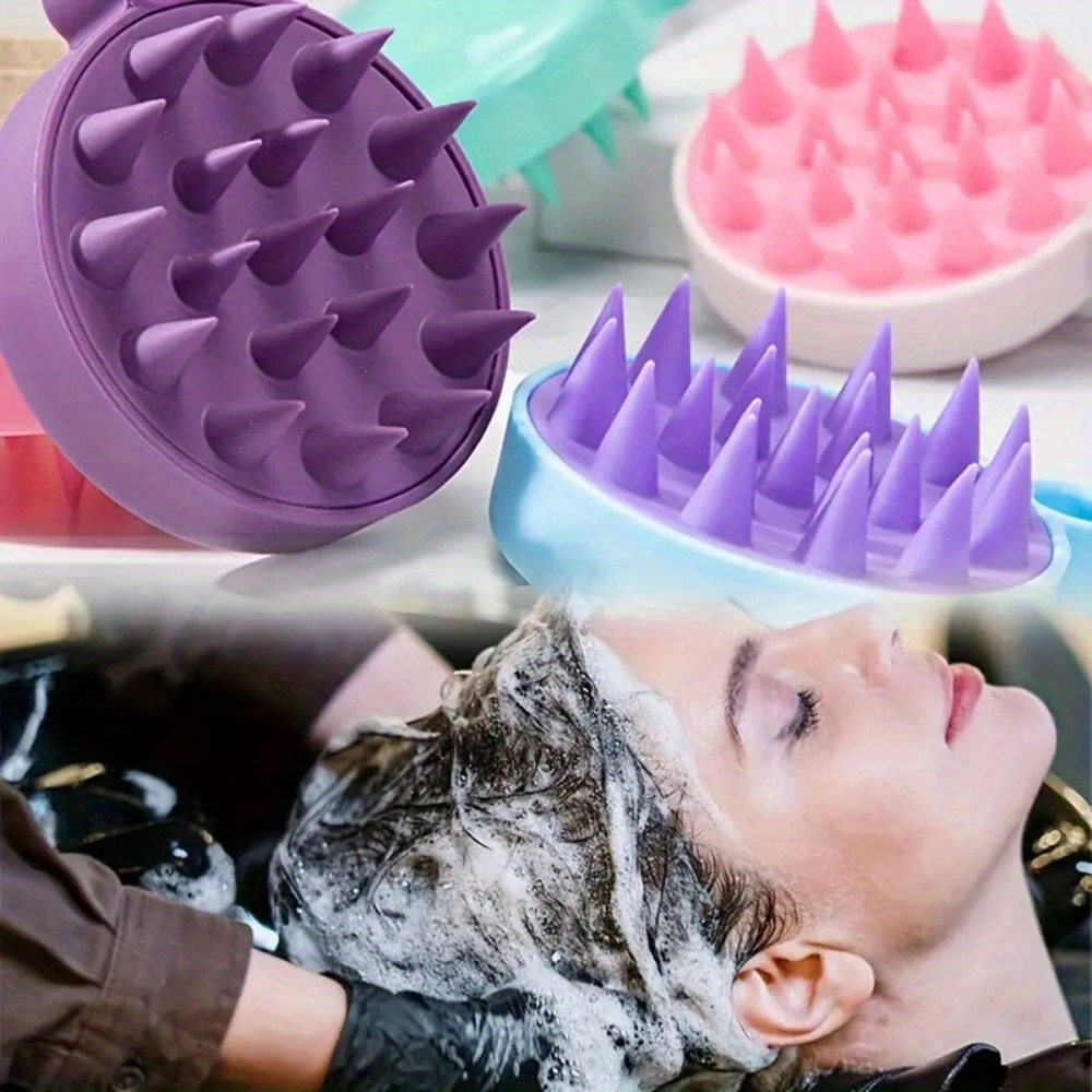 ชุดดูแลเส้นผม TWO Piece: หวีรากและแปรงแชมพู - สําหรับการรักษาสีและการดูแลหนังศีรษะ - รูปที่ 2