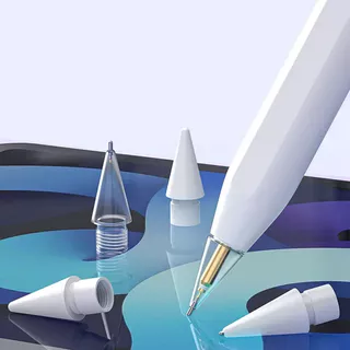 Nibs เปลี่ยนหลายสี เคล็ดลับจุดละเอียด 6 แพ็คเข้ากันได้กับ Apple Pencil 1st 2nd USB-C