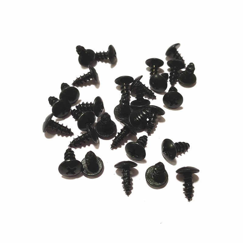 GENERIC M5x16 สกรูแตะตัวเองอลูมิเนียมที่มีสีสันรถจักรยานยนต์จักรยานอุปกรณ์เสริม 30 ชิ้นสําหรับ Fairing