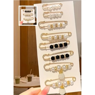 P 18 ชิ้น Anti Slip แฟชั่นเข็มกลัดสไตล์เกาหลีความปลอดภัย Pins สําหรับผู้หญิงเสื้อผ้า