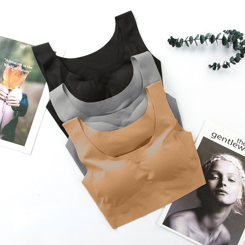 ญี่ปุ่น Lace Comfort Sport Bra สําหรับสุภาพสตรี Plus ขนาด Push Up ไร้สาย