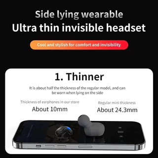 Senbenbao X55 หูฟัง TWS Sleep หูฟังไร้สายบลูทูธจอแสดงผล Led Hifi สเตอริโอหูฟังตัดเสียงรบกวนชุดหูฟังกีฬากันน้ํา