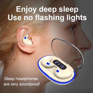 Senbenbao X55 หูฟัง TWS Sleep หูฟังไร้สายบลูทูธจอแสดงผล Led Hifi สเตอริโอหูฟังตัดเสียงรบกวนชุดหูฟังกีฬากันน้ํา