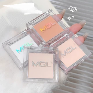 Single - Color Highlighting Powder Compact Chromogenic and Brightening, Pure White Eye Shadow Powder ของขวัญวันวาเลนไทน์