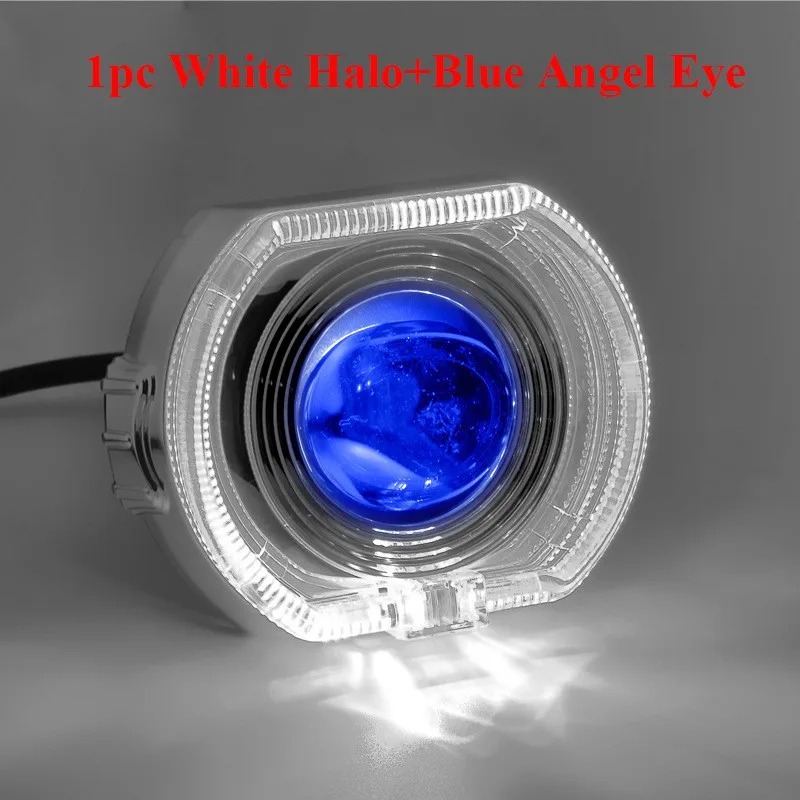 Universal 2.5 นิ้ว Dual-Head LED Mini Spotlight ไฟหน้าหลอดไฟสําหรับรถจักรยานยนต์จักรยานไฟฟ้า 1PC