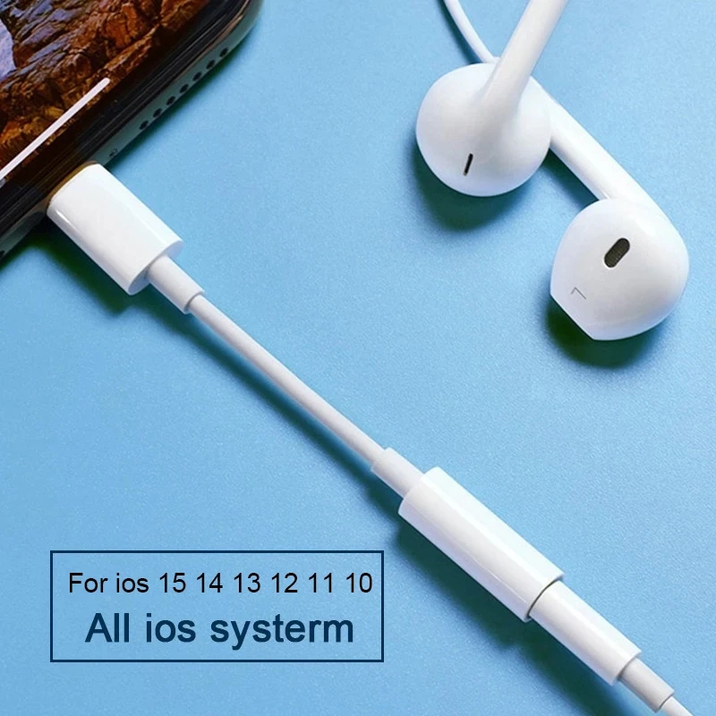 สายแปลงแจ็คหูฟัง 3.5 มม. สำหรับโทรศัพท์ IOS 11 12 13 14 7 8 Plus XR X XS MAX ราคา ถูกที่สุด ดีลบีเคเค แกลเลอรีภาพที่ 2