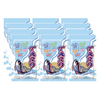 [แพ็ค 12] TARO ทาโร ขนมปลาเส้น ขนาด 5 บาท รสดั้งเดิม 5ก.