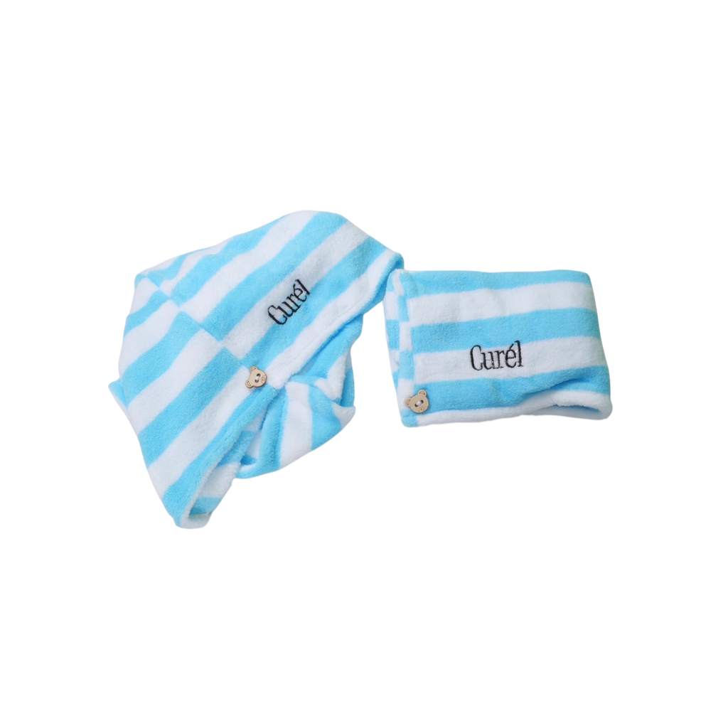 [Gift] Curel Hair Wrap Towel คิวเรล ผ้าเช็ดผมไมโครไฟเบอร์ (สินค้าสมนาคุณงดจำหน่าย)