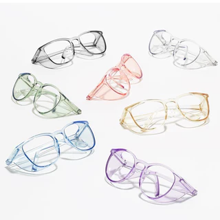 แว่นตาที่มีสีเจลลี่ใหม่ ป้องกันแสงสีฟ้า เปลี่ยนสีตามแสง UV ป้องกันลม และป้องกันละอองเกสร