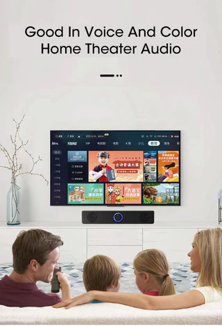 PC Soundbar ลําโพงแบบมีสาย USB เบสหนักแน่นซับวูฟเฟอร์ Boom Box Surround สําหรับทีวีแล็ปท็อป Home