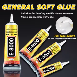 E8000 กาว – กาวซุปเปอร์อเนกประสงค์ กันน้ำและทนความร้อน ยึดติดวัสดุหลากหลายชนิด