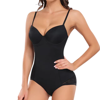 Corset Ultra Bodysuit With Bra - ชุดกระชับสัดส่วนเต็มตัวกระชับสัดส่วนของผู้หญิง + การควบคุมหน้าท้องและการออกแบบไร้รอยต่อ