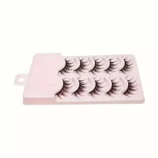 Natural Cross 3D False Lashes - 5 คู่ Fluffy Soft อัพเกรดแต่งหน้า
