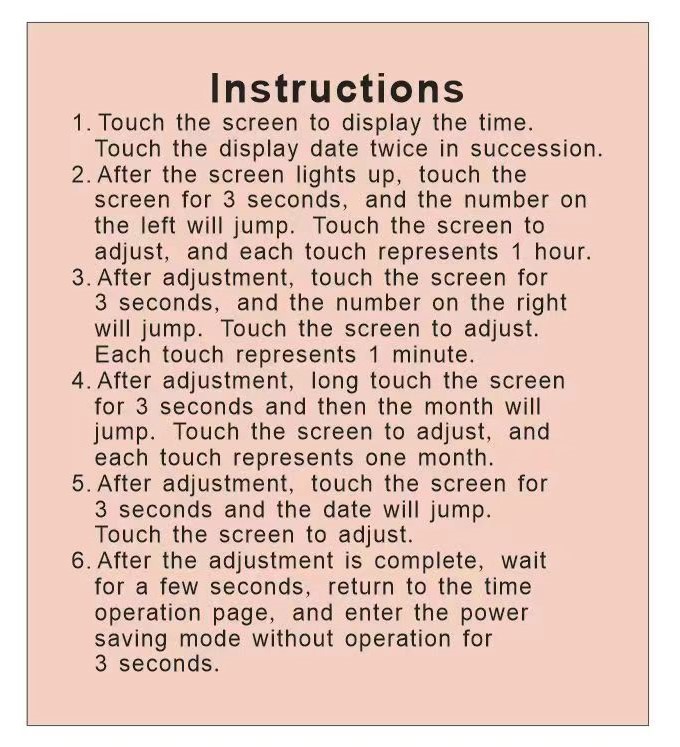 นาฬิกาหน้าจอสัมผัส นํา มีสไตล์ - นาฬิกาข้อมือสแตนเลสหัวเข็มขัดแม่เหล็ก ไม่จํากัดเพศ - รูปที่ 4