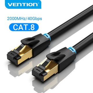 Vention Ethernet Lan Cable CAT8 40Gps 2000Mhz สายเคเบิล RJ45 สําหรับเล่นเกมความเร็วสูงระดับมืออาชีพ
