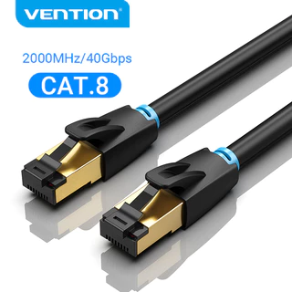 Vention Ethernet Lan Cable CAT8 40Gps 2000Mhz สายเคเบิล RJ45 สําหรับเล่นเกมความเร็วสูงระดับมืออาชีพ