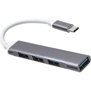 ประเภท C HUB พอร์ต USB 4 ใน 1 ความเร็วสูง OTG 4 พอร์ต Multi Splitter อะแดปเตอร์สําหรับ Macbook Pro PC แล็ปท็อป