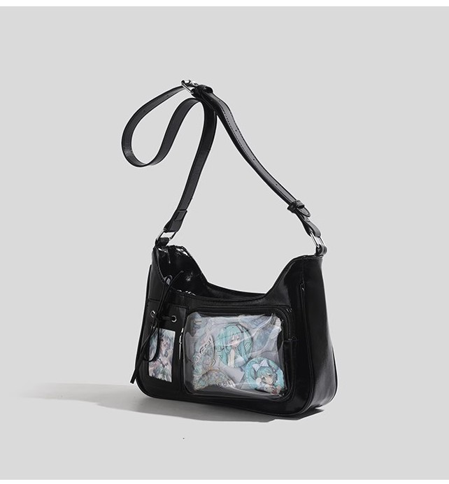 กระเป๋าสะพายข้างสำหรับผู้หญิง สไตล์สายข้างเดียว แบบใช้ได้หลายหลาย ขนาดใหญ่ พกพาสะดวก - รูปที่ 3