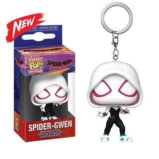 Spider Miles Morales Peter Parker GWEM พวงกุญแจจี ้ Action Figure ตุ ๊ กตาอะนิเมะของเล ่ นสําหรับแฟนๆ