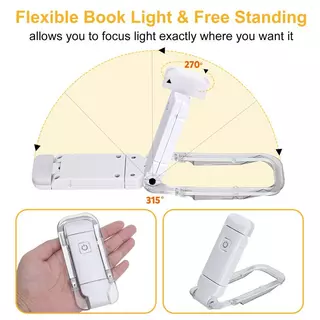 ไฟอ่านหนังสือ USB ปรับได้ คุ้มครองดวงตา โคมไฟพับได้สำหรับเด็ก
