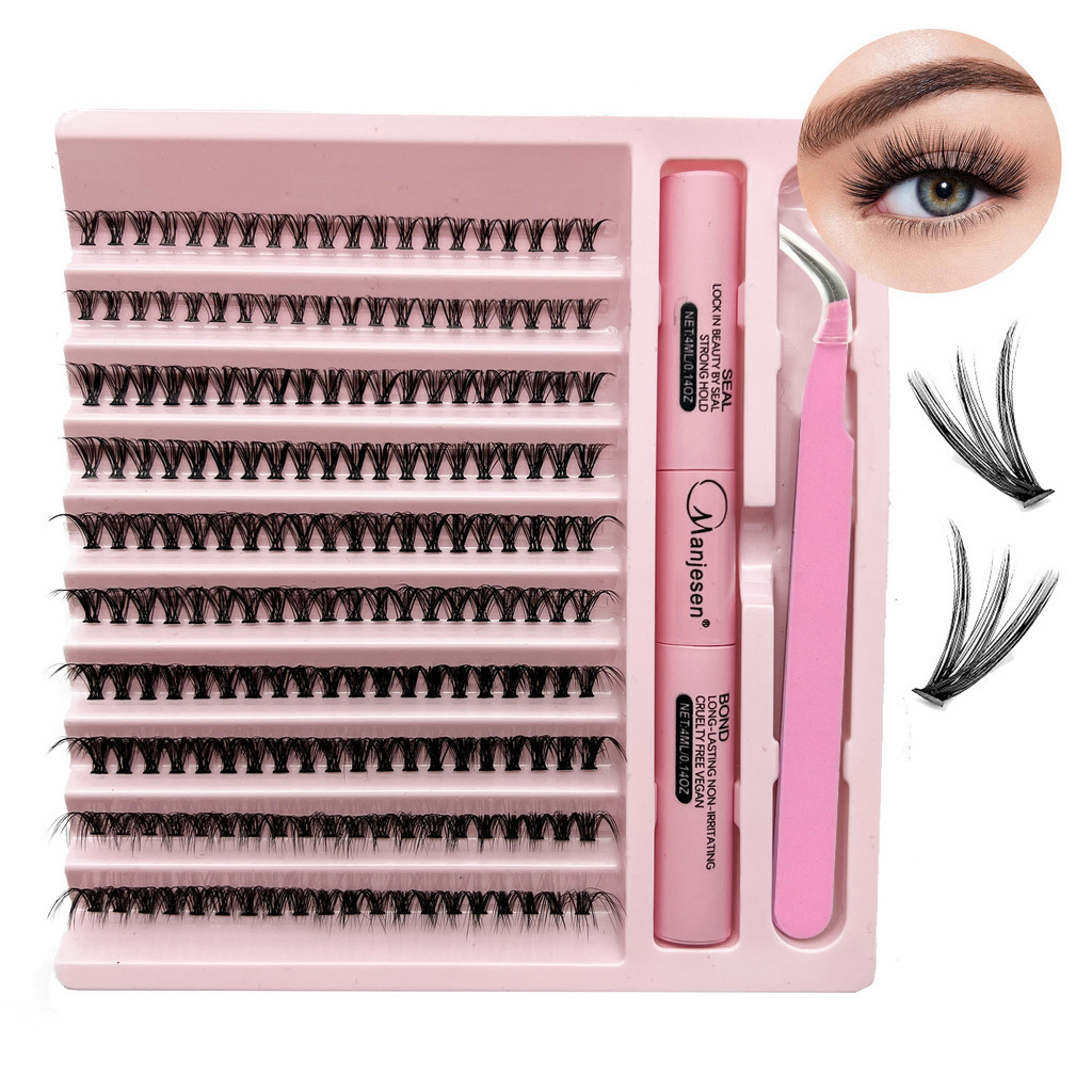 30D/40D/50D Diy Eyelash Extension Kit ธรรมชาติดูกาวและซีลชุดสบายคริสต์มาสของขวัญแต่งหน้า