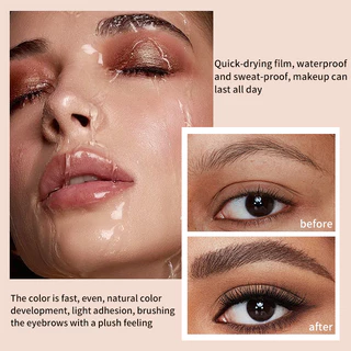 Lightweight Cream Brow Dye - กันน้ํา ติดทนนานสําหรับแต่งหน้าคิ้ว 3D Fluffy