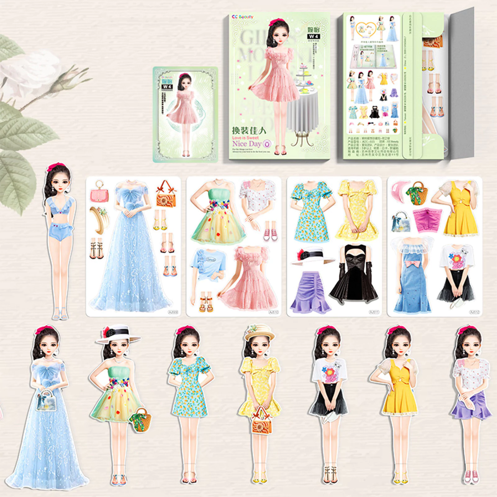ชุดแม่เหล็กแต่งตัวเจ้าหญิงกระดาษสำหรับเด็ก thumbnail 9