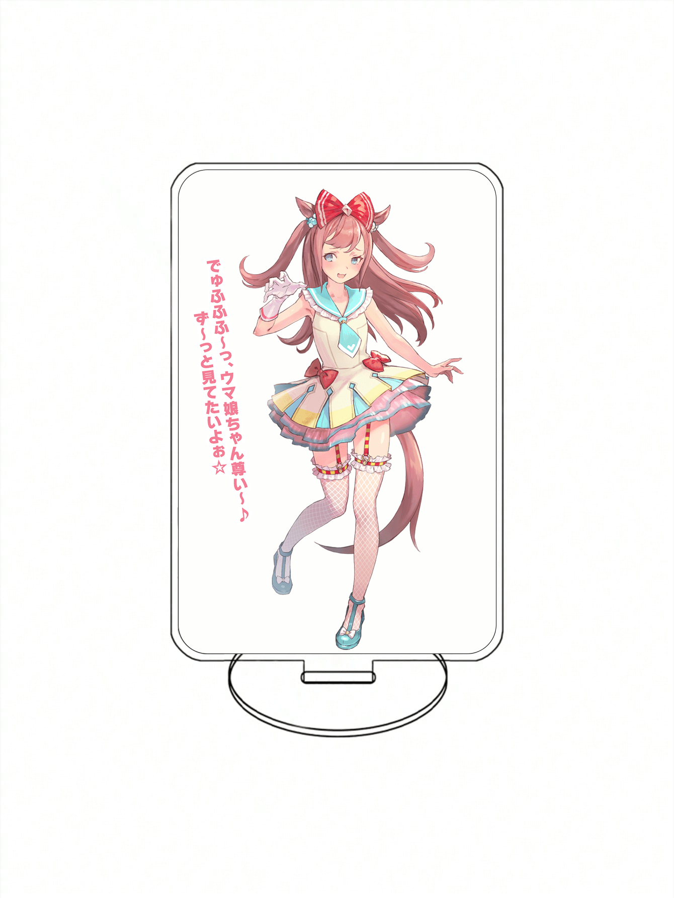 Agnes Digital ใหม่จากอนิเมะ Uma Musume: Pretty Derby, ชุดการ์ตูนหลากหลายแบบและบัตร ID สี่เหลี่ยมสำหร