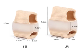 แยกนิ้วเท้า 1 แพ็ค ซิลิโคนแบนด์เจ Hallux Valgus พร้อม 2 วงสำหรับการปรับนิ้วเท้าและบรรเทาอาการปวด