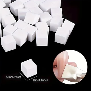 100 ชิ้นเล็บฟองน้ําสําหรับ Ombre Professional Soft Nail Art ฟองน้ําคว้าปากกา,อะคริลิคเล็บเล็บเครื่องมือ
