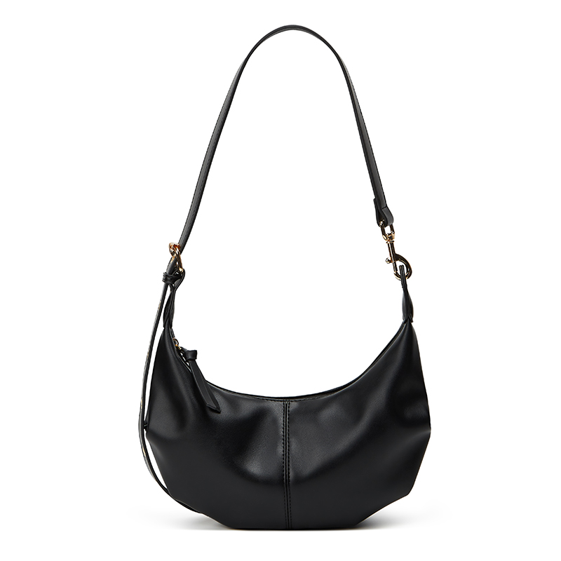 ผู้หญิง Crescent Crossbody Bag Soft PU กระเป๋าสะพายแฟชั่น Single Strap กระเป๋า Casual Everyday Essential