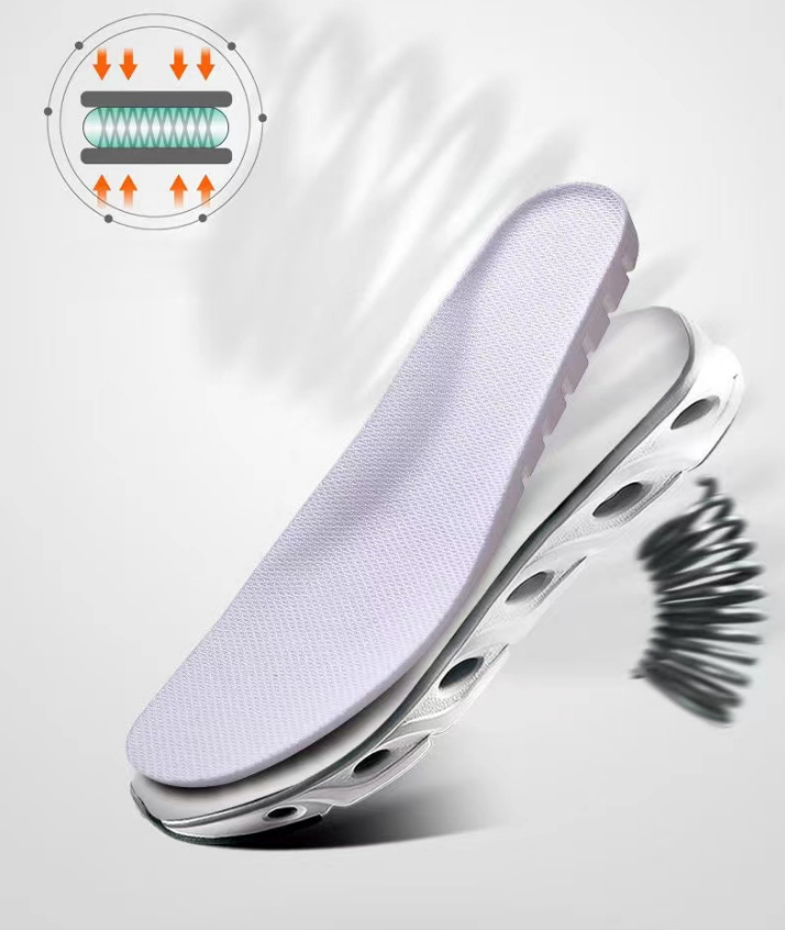 Wormwood Deodorizing Insoles เบาะดูดซับแรงกระแทกสําหรับกีฬาความดัน