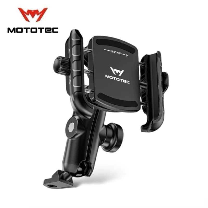 MOTOTEC รุ่น MT-QD04 ที่จับมือถือมอเตอร์ไซค์ แบบทรงสูง ปรับได้อิสระ 360°