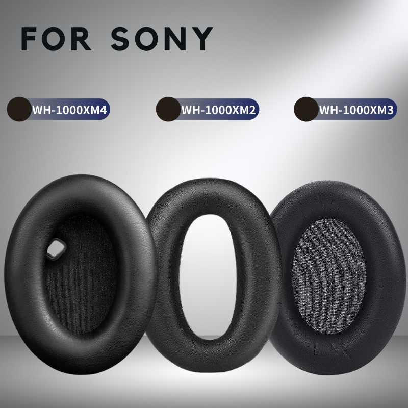 [Shopee Choice] แผ่นรองหูฟังทดแทนสําหรับ Sony 1000XM4/XM3/XM2 Noise Isolation Memory Foam หนังผ้าฝ้าย